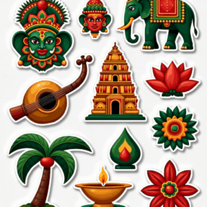 Regional Art & Symbols - Sticker Sheet v27